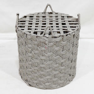 Artex Dong Thap Factory Handmade <b>Large</b> Outdoor Seagrass and Water Hyacinth <b>Storage</b> <b>Baskets</b> and Decorative Planter Pots - Product Image 5