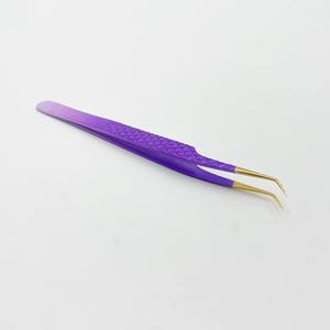 แหนบต่อขนตาสองด้านทำจากสเตนเลส45องศาอุปกรณ์ต่อขนตาแบบมืออาชีพ - Product Image 4