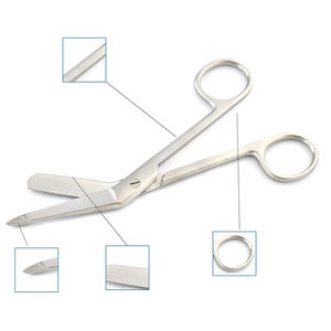 Esmarch Ciseaux à plâtre à bandage 200mm 230mm Ciseaux manuels en acier inoxydable avec tige rigide Standard de sécurité-Mol - Product Image 3