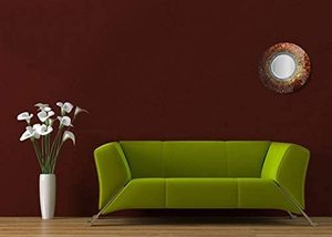 Miroir mural en mosaïque de verre décoratif rond doré multicolore Miroir d'appoint en mosaïque fait à la main à bas prix - Product Image 5