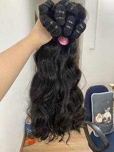 Extensions de cheveux humains Remy cambodgiens droits sains de qualité supérieure Super épais brut non traité lâche vague profonde Bundle Style naturel - Product Image 5
