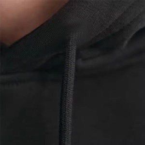 2025 Nueva Sudadera con capucha de patrón sólido atlético para hombres en ropa de calle moda 100% algodón con capucha cuello XL tamaño para la temporada de otoño - Product Image 4
