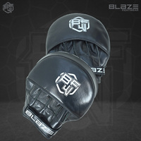 Guantes de Boxeo de Piel Genuina con Logotipo Personalizado OEM, Almohadillas de Entrenamiento de Secado Rápido para MMA, Artes Marciales, Muay Thai, Kickboxing