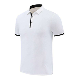 Vente en gros de tissu tricoté en polyester à séchage rapide pour hommes pour polo, brodé sur mesure, avec logo pour l'entraînement de golf et de tennis - Product Image 3