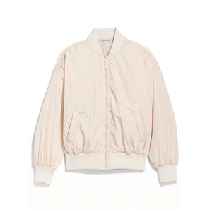 แจ็คเก็ตบอมเบอร์ผู้หญิงคุณภาพสูงขายส่ง แบบสลิมฟิตลำลองสำหรับฤดูหนาว ตกแต่งด้วยงานปัก ระบายอากาศได้ดี ผลิตจากไนลอน - Product Image 5