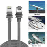 Kabel Ethernet PVC Starlink Gen 3 1 Meter Kelas Industri untuk Penggunaan Luar Ruangan