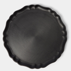 Bandeja de madera redonda Natural de aspecto elegante para servir comida, organizador de madera, Decoración de mesa de exhibición, precio barato, venta al por mayor de Vietnam - Product Image 2