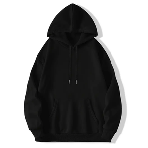 Sudaderas con capucha de algodón 100% de gran calidad para hombre, ropa de calle personalizada para otoño, venta al por mayor de gran tamaño - Product Image 1