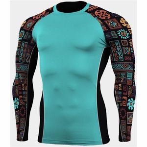Bjj Rashguard Mma unisexe à manches longues séchage rapide Compression chemises Rash Guard Oem couleurs conceptions Logos tailles personnalisées - Product Image 3