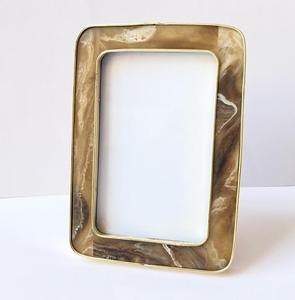 Marcos de fotos de madera con estilo hechos a mano, decoración de pared con incrustaciones de latón de alta calidad, regalos más vendidos para el hogar y el Hotel - Product Image 6