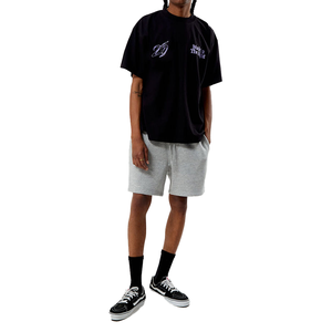 Fabricación al por mayor Negro Azul blanco 350G suéter de algodón Terry Loose Fit Simple sólido corto para hombres - Product Image 2