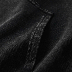 Sudadera con Capucha de Estilo Urbano, Lavado Ácido, con Logotipo Personalizado 2025, Algodón de Alta Calidad, Corte Regular, Invierno, Impermeable, Lavado a la Piedra, Estilo Vintage 3D - Product Image 3