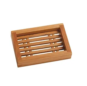 Wood soap holder Simple bathroom home and soap dish box holder with cases and customized size hot sale product