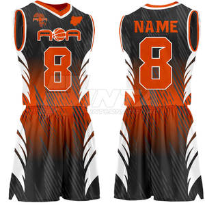 Uniforme de baloncesto de MOQ bajo hecho profesional Venta directa de fábrica Uniforme de baloncesto de tamaño adulto - Product Image 3