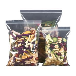 Sacs de stockage en plastique transparent étanche à l'humidité de taille personnalisée pour le fabricant d'emballages de vêtements en stock - Product Image 1