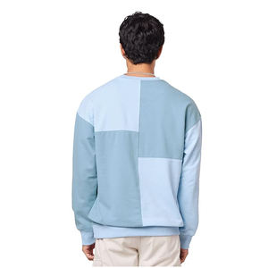 T-shirt polaire unisexe personnalisé à manches longues coupe droite 305 grammes en polyester/coton pour homme et femme – Vente en gros - Product Image 5