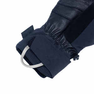 Guantes de esquí de cuero genuino para hombre Guantes suaves de conducción de invierno con equipo de esquí real de moda - Product Image 6