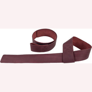 Correas de levantamiento de pesas de cuero de agarre pesado para equipo de gimnasio - Product Image 3