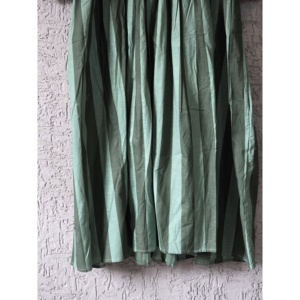 Vestido Maxi Verde a Rayas, Estilo Gótico-Elegante, Diseño Personalizado, Cintura Imperio, Transpirable, Talla 5XL, para Citas, Fiestas y Vacaciones - Product Image 5
