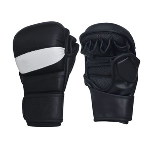 MMA Sparring Grappling Boxeo Muay Thai Punching Training Shooter Logotipo personalizado Entrenamiento PU Cuero Boxeo MMA Sparring Guante - Product Image 1