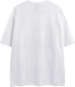 T-shirt unisexe oversize délavé vintage à imprimé graphique, style streetwear décontracté pour le printemps, méthode d'impression numérique - Product Image 2