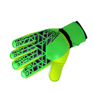 ถุงมือผู้รักษาประตู Green GK Hybrid Latex ดีไซน์ทันสมัย สำหรับฟุตบอล ขายส่งจำนวนมาก จับกระชับทนทาน - Product Image 2