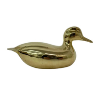Sculpture en métal doré de qualité supérieure Design antique Statue d'animal Sculpture d'oiseau pour la maison bureau café hôtel décoration Sculpture