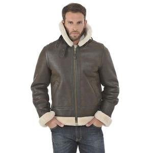 Chaqueta de cuero para hombre de invierno 2025, abrigos de cuero térmicos de piel gruesa informal para hombre, chaqueta de cuero personalizada de piel para hombre, Invierno otoño - Product Image 4