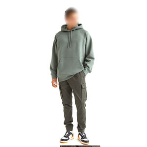 Sweat à capuche oversize pour homme, design respirant et confortable, dernière collection 2025, personnalisable, vêtements décontractés, 100% coton molletonné - Product Image 3