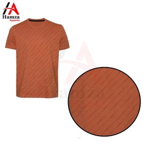 <b>Men's</b> Short Sleeve T-<b>Shirt</b> for <b>Orange</b> Trendy Casual 100% Cotton Worsted Eco-Friendly Breathable Quick Dry High Quality Loose Fit - Product Image 6