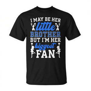 Maglietta 'Fratello di una Cheerleader' - Regalo per Appassionati di Cheerleading - Design Personalizzabile Promozionale - Product Image 2