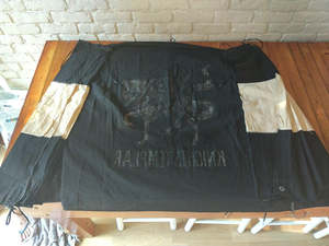 Bandera de Lujo Bordada a Mano con Hilo Dorado y Accesorio Magnético, Servicio Personalizado OEM - Product Image 3