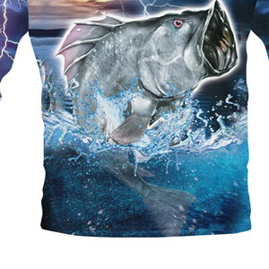 Camisa de pesca impermeable Unisex de manga larga, ropa deportiva transpirable de secado rápido, servicio OEM de alta calidad - Product Image 3