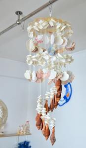 Campana de Viento de Conchas Más Vendida para Jardín y Balcón, Campana de Viento Decorativa de Conchas, Pedidos al por Mayor Disponibles - Product Image 2