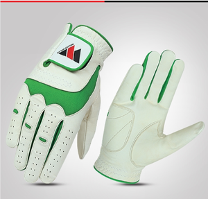 ขายตรงจากโรงงาน ออกแบบโลโก้ของคุณเอง ถุงมือกอล์ฟหนัง Cabretta สีสันสดใส นุ่มสบาย ถุงมือกอล์ฟแบบกำหนดเองได้ - Product Image 1