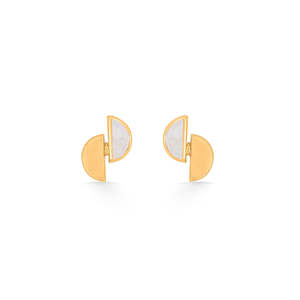 24K Gold Plated Split Circle Zircon <b>Bridal</b> <b>Jewelry</b> <b>Set</b> - Product Image 3