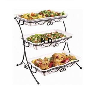 Support de table écologique pour serveur de gâteaux aux fruits, de desserts et de tasses support en métal fait à la main - Product Image 1