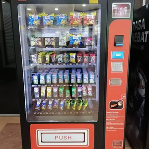 Distributeur automatique commercial prêt à l'emploi pour aliments, collations, boissons, cartes de pièces de monnaie système de paiement par code QR avec SDK - Product Image 1