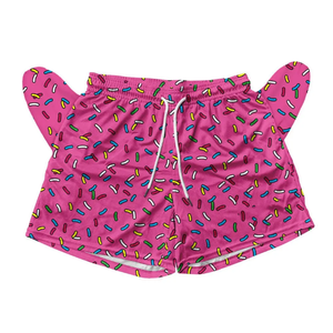 <b>Pink</b> <b>Men's</b> Casual <b>Shorts</b> Solid Pattern High Waist Breathable Eco-Friendly Polyester Fabric 2026 - Product Image 5