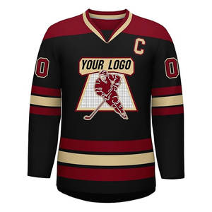 Fabricant de maillots de hockey sur glace personnalisés de qualité supérieure, OEM ODM, compétition, légers, durables, vêtements d'équipe, séchage rapide, écologiques - Product Image 3