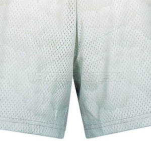 Pantalones cortos deportivos de malla de poliéster 100% para hombre, superventas, diseño personalizado, estilo informal transpirable, cintura media, patrón sólido - Product Image 3