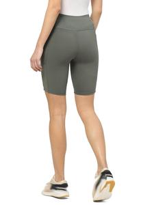 High Elastic Waist Seamed Breathable <b>Compression</b> <b>Shorts</b> <b>Women</b> Yoga Fitness Quick Dry Summer Skinny Fit Polyester Spandex Biker - Product Image 4