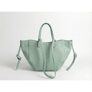 Borsa a Spalla da Donna in Vera Pelle Italiana AP IDEA MODA, Colore Talpa, 1000g - Product Image 1