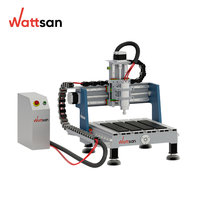 Wattsan 0404 Mini 1.5kW CNC Router Machine Sculpture sur bois Coupe Petit Compact