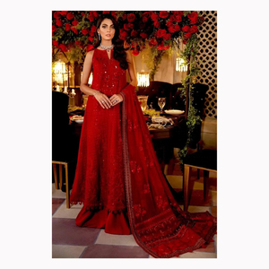 Haute qualité personnalisé couleur imprimé soie dames Shalwar Kameez pakistanais tenue décontracté Salwar costume pour les fêtes des femmes dessiné à la main - Product Image 1