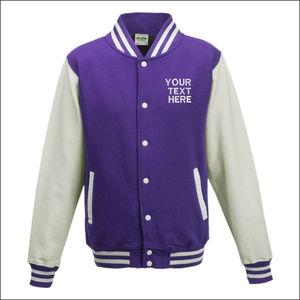 Veste universitaire pour homme, style streetwear, personnalisable, imprimée, style américain, baseball, lettres, respirante, écologique, fermeture éclair frontale - Product Image 4