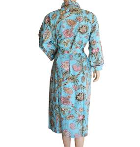 เสื้อคลุมชายหาดผ้าฝ้ายพิมพ์ลายแฟชั่นฤดูร้อน,ชุดลำลองสวมใส่สบายแจ็คเก็ตกระเป๋า Unisex - Product Image 4