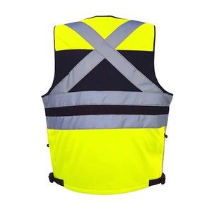 Vêtements de sécurité réfléchissants personnalisés Gilet de sécurité Vêtements haute visibilité avec poches multiples Veste fluorescente imperméable Gilet tactique - Product Image 2