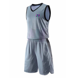 Uniforme de Baloncesto Ligero, Duradero, Transpirable y que Absorbe la Humedad, Hecho de Tela de Malla de Poliéster para Partidos Competitivos - Product Image 1
