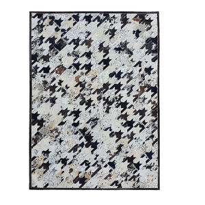 Alfombras de retales de piel de vaca natural, diseño moderno, alfombras de cuero de vaca hechas a mano para el hogar y la Oficina - Product Image 1